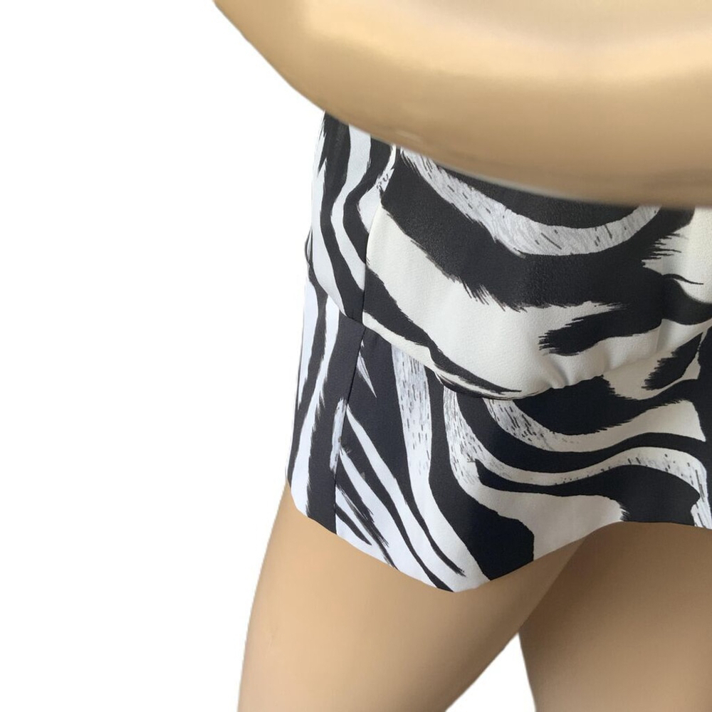 7th Avenue Blouse Zebra‎ Print V-Neck Wrap Sleeveless Black/White Women’s XL NWT - Picture 9 of 16